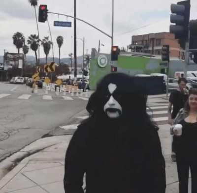 When someone has the same Halloween costume as you