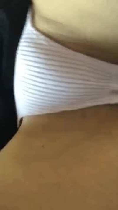 Kimmy shows her cute pussy