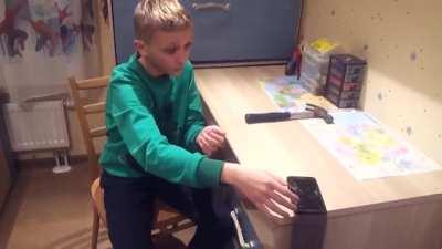 To show the quality of your new phone protection