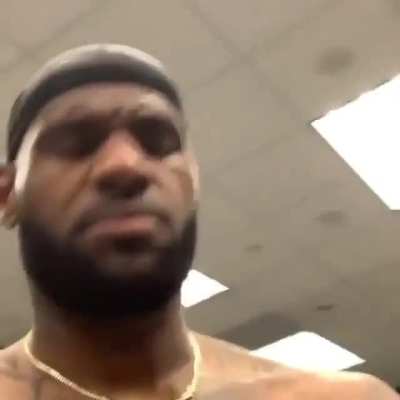LeBron James bumping ‘We Win’ by Lil Baby & Kirk Franklin off the SPACE JAM: A NEW LEGACY Soundtrack.