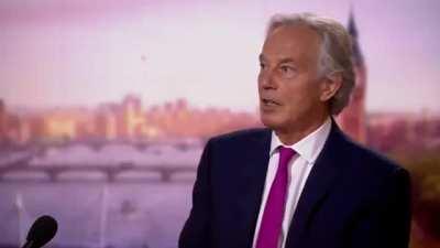 Tony Blair dreams of u all vaccinated