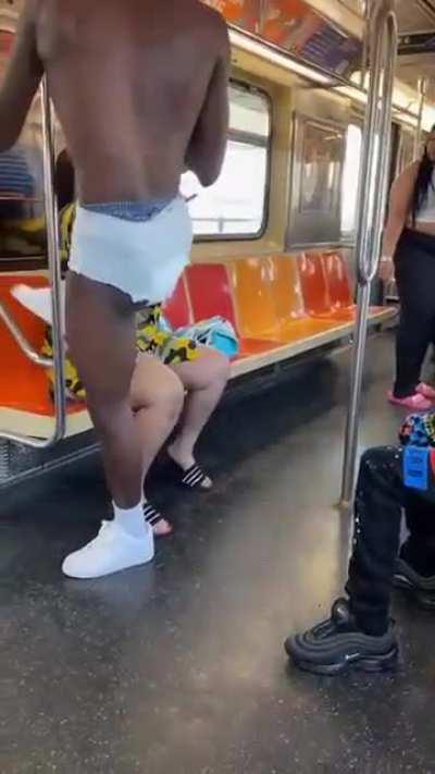 Just a woman nursing her adult baby on the 6 train [NSFW]