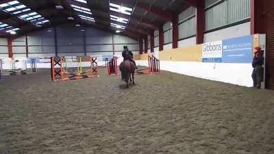 Don't know if this counts. A video of my riding lesson from 9 years ago 😂