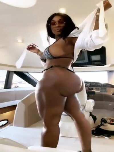 She gained that weight back and now she's showing off