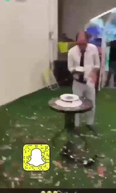 Getting a new phone celebration