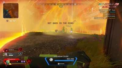 This is just sad, revive and heal in the middle of Caustic gas