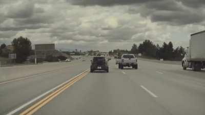 Someone didn't properly tighten their lugs...