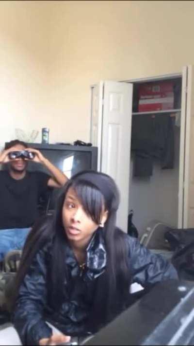 KTS VON (KTS) Slaps female for merching something on his dead homie