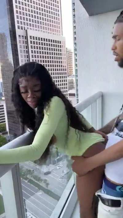 Getting It In On The Balcony