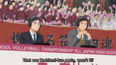 Hoshiumi showing why he's called the Little Giant was an amazing scene. Takashi Mukouda handled himself the final montage!