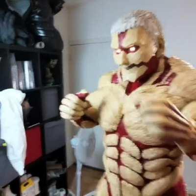 Armored Titan cosplay made by me - Hartigan Cosplay. I would respond to your answers with pleasure!