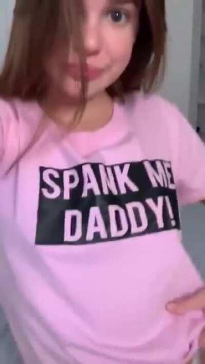 Spank me DADDY!