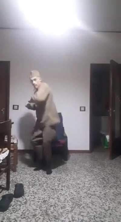 Russian soldier wants you to know they are badass.