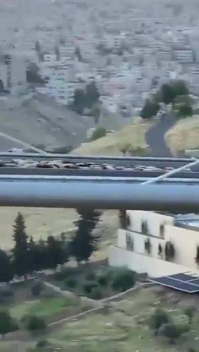 To cross the bridge without being late