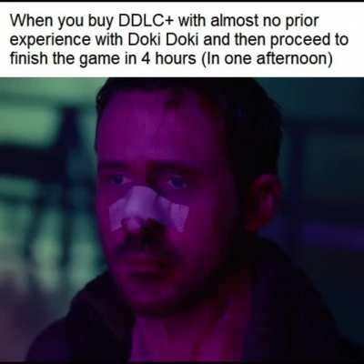 Couldn't have been me yesterday