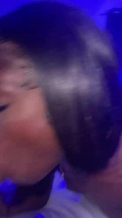 Giving me head while she cums (OC)