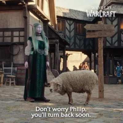 Found this Facebook ad for WoW, using new live action footage