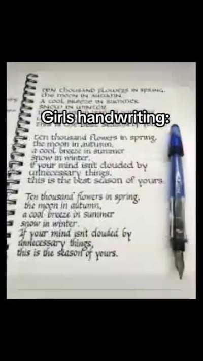 yung handwriting ko parang nag su-summon ng demonyo