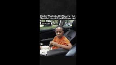 This Kid Was Bullied for Wearing FILA Shoes but Listen to How He Responded