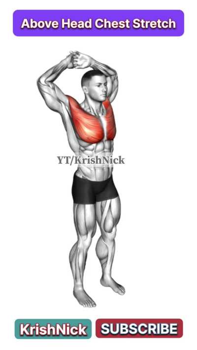 Above Head Chest Stretch | Relieve Tight Chest & Shoulders