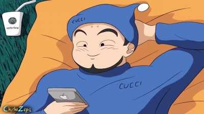 A18 has to gain money to pay Krillin's debts Art by: ChuchoZepa Edited by: me