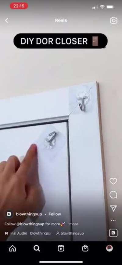 Or… maybe close the door behind you?