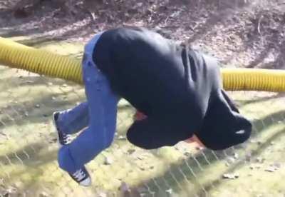 HMFT after i bust my balls on a fence