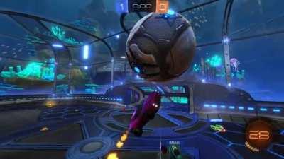 Clean 0 second air dribble goal to secure the overtime :>
