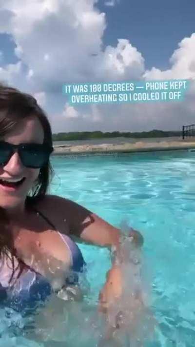 Very hot in her bikini