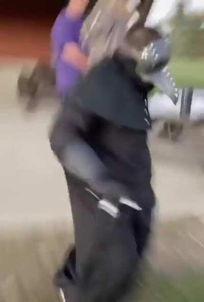 SCP-049 when he cures a patient of pestilence