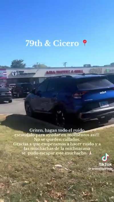 Mother and daughter attempt to help a man escape from ICE agent