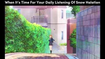 Everyday for the past seven years.