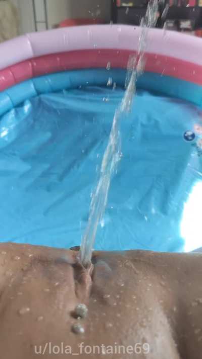 Just filling up the pool