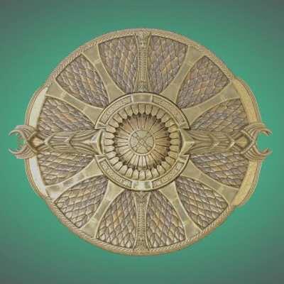 Spent the last 3 weeks making a God Of War rig in Blender. How'd I do on the shield?