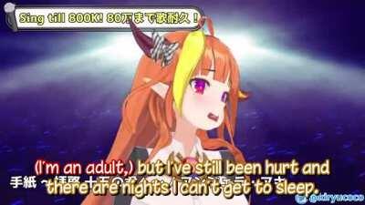 Song that broke Coco during her 800k singing stream.