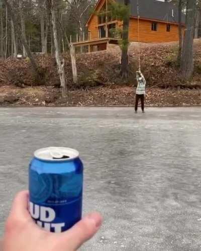 HMB, I will slide on the ice and catch it