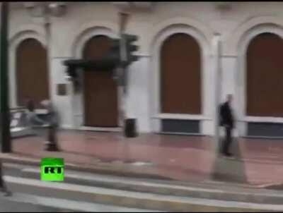 When you're the only one with a job and the bus is late