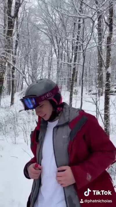 Gotta have a bit of booze to keep you warm on the skiing trip