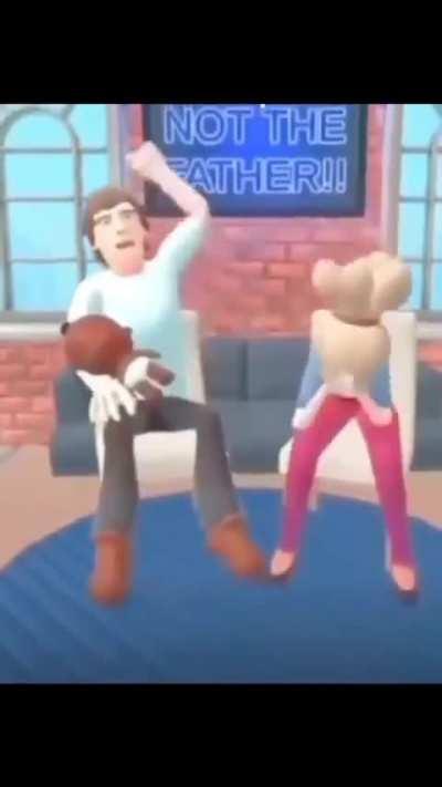 Dude just throws the baby and hits the emote button