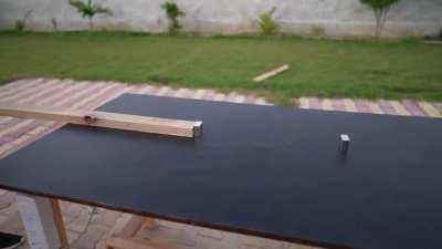 When monster magnets are joined with proper technique VS when monster magnets are joined directly. [Credit: Mr Indian Hacker's Youtube Channel]