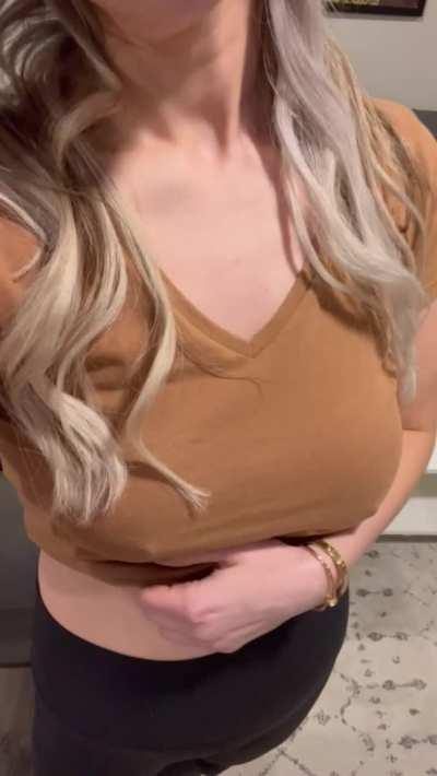 Be honest…should I stop showing off my milf tits?