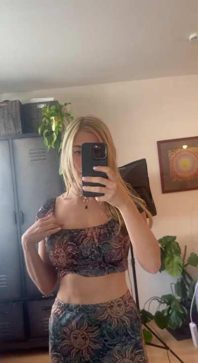 Imagine I would undress in front of you