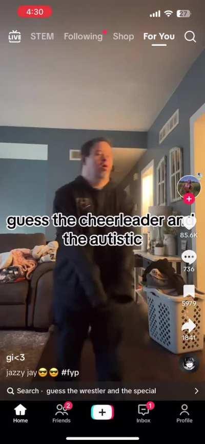 Guess the cheerleader and one of puffer’s people 