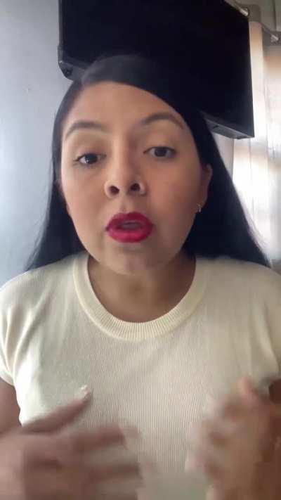 María Oropeza dos horas antes de su detención (vía @mariaoropeza94)