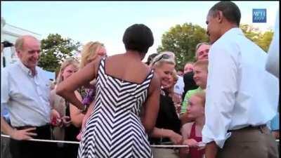 Barack Obama - The man has magic hands