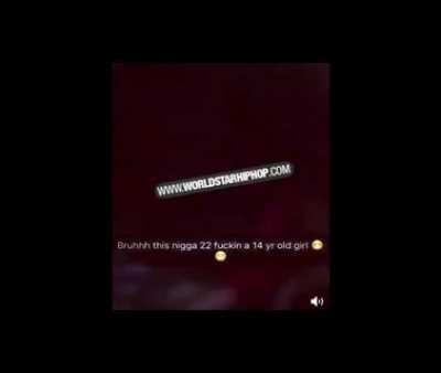 22 year old caught with a 14 year old