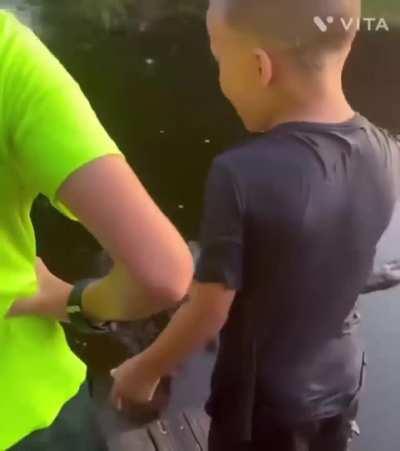 Me and my team mates when we find rotjaw for the first time 