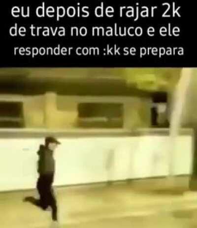 Maluco né pegou quando tava sem aro trava
