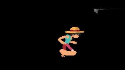 I created a pixel art Luffy animation showing off all his outfits to date. Sound on for a little accompaniment I made along with it!