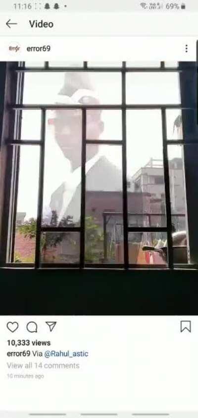 Looking for a clip where an Asian guy tries to avoid deathly things because he keeps seeing Ghana folks.